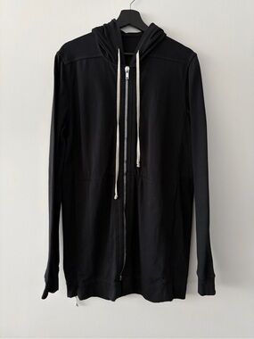 Rick Owens SS2019 "Babel" Elongated Zip-Up Hoodie